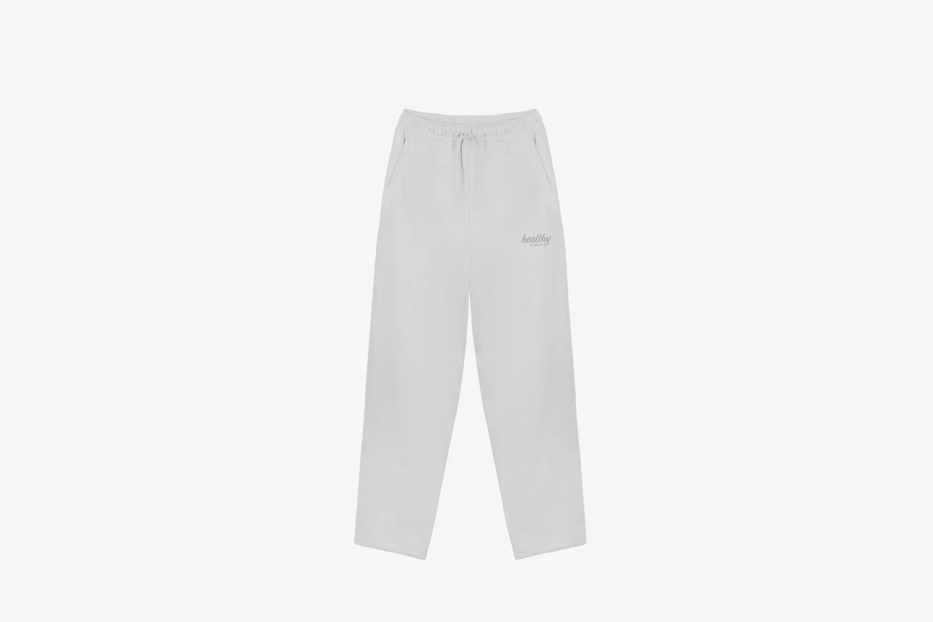 Брюки прямые, серые